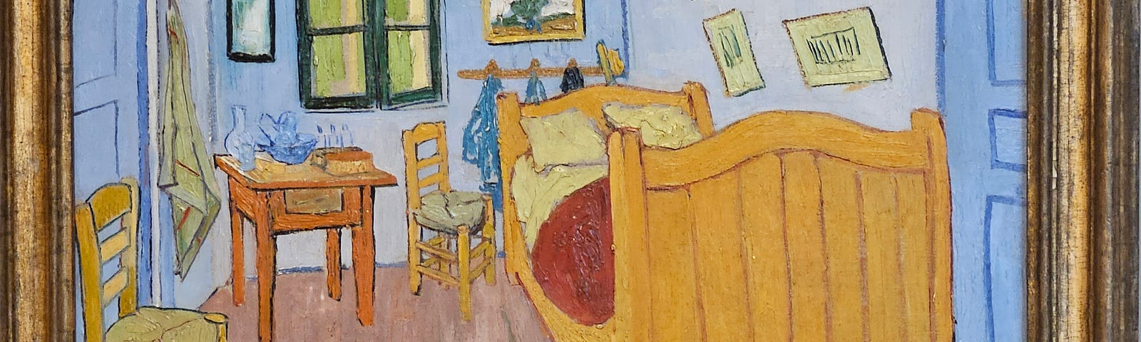 A painting. Van Gogh’s ‘The Bedroom’