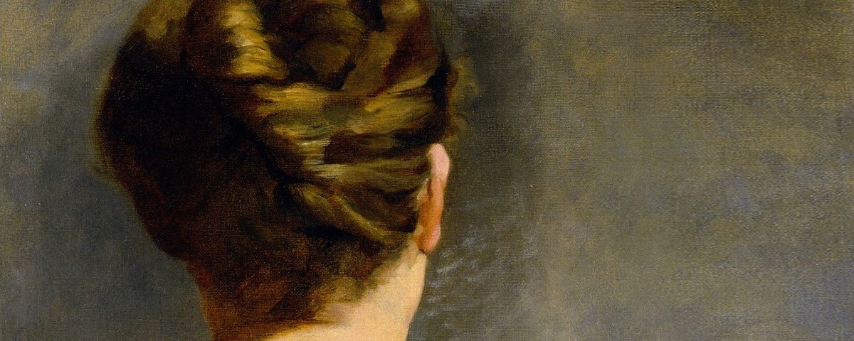 Le Chignon — Eva_Gonzalès (1865–1870)