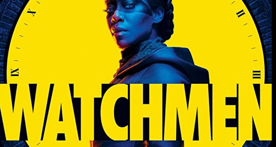 2019'da yayına giren Watchmen TV dizisi posterinden bir kesit
