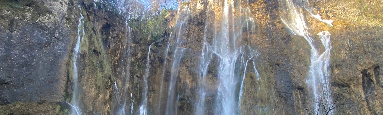 Waterfalls at Plitvice National Park, Croatia