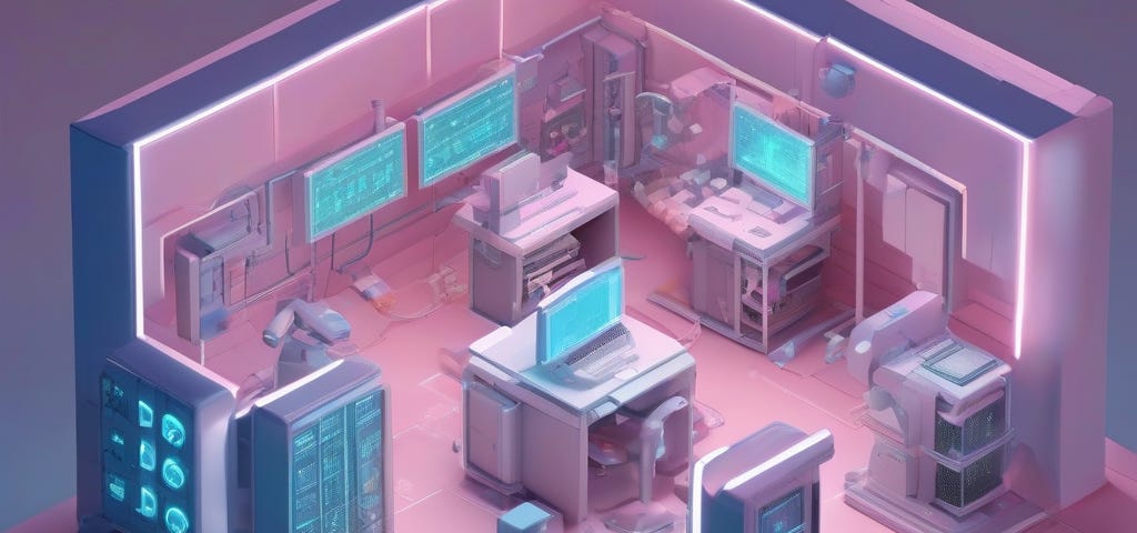 A cybersecurity lab