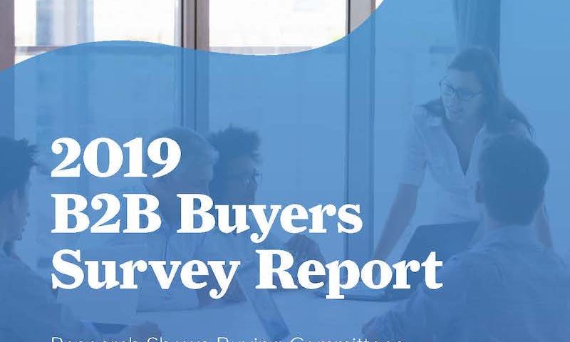 The 2019 DemandGen B2B Buyers Survey Report has important insights for intent data