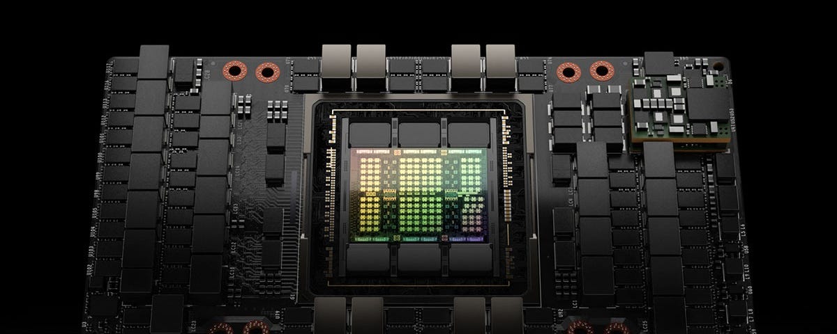 IMAGE: the Nvidia H100 processor