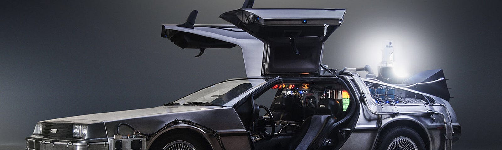 DeLorean Time Machine Car Travel Vehicle spacecraft