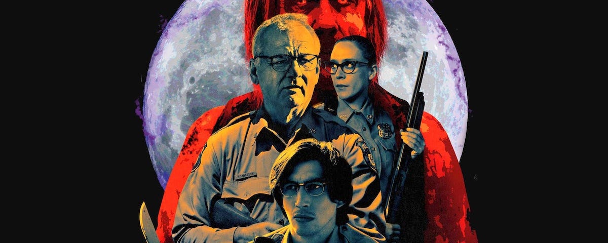 The quad poster of The Dead Don’t Die with Adam Driver, Bill Murray, Chloe Sevigny & Iggy Pop.