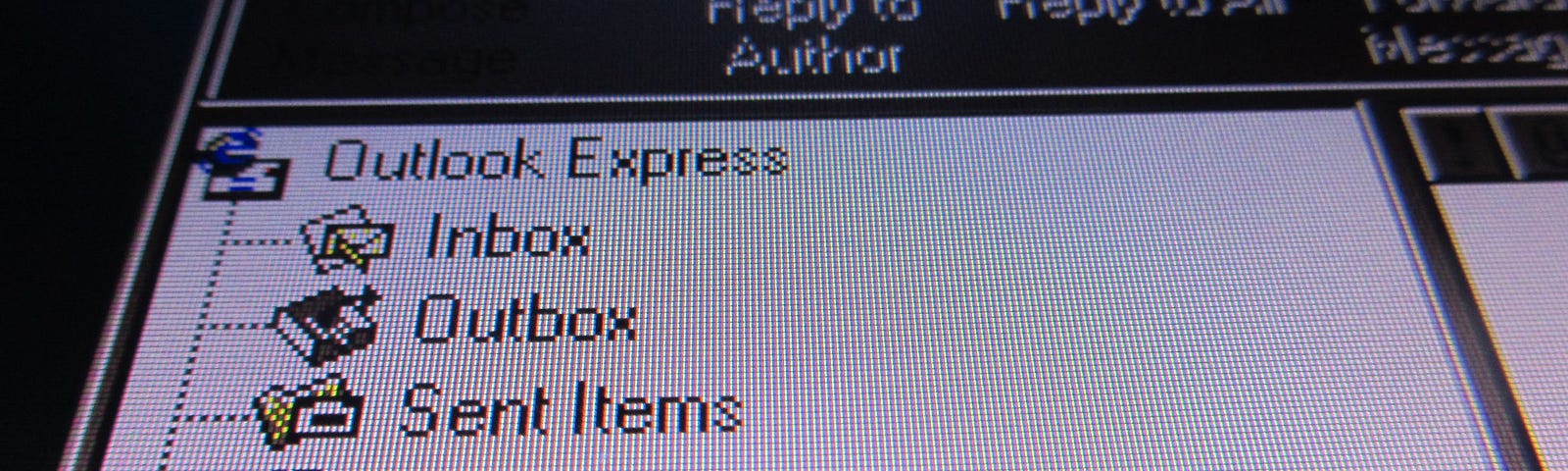 Screenshot Outlook Express