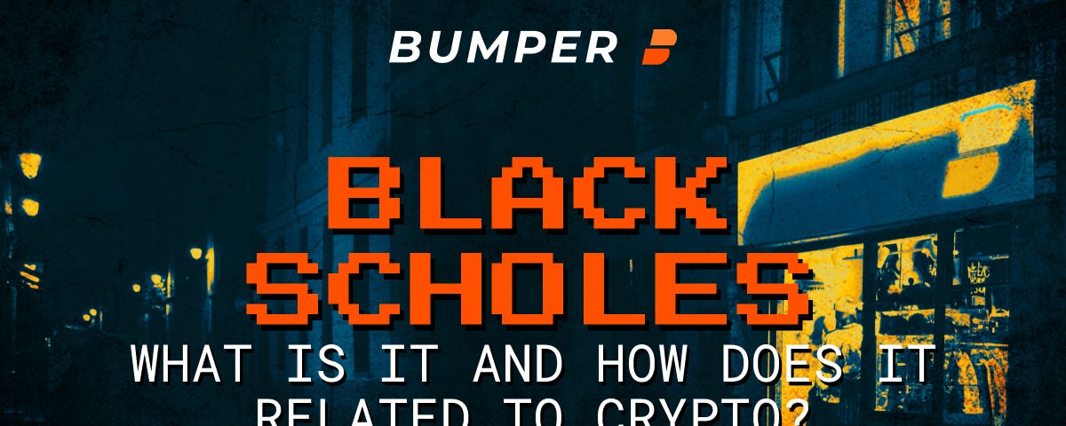 What is Black Scholes options pricing model and how does it relate to crypto?