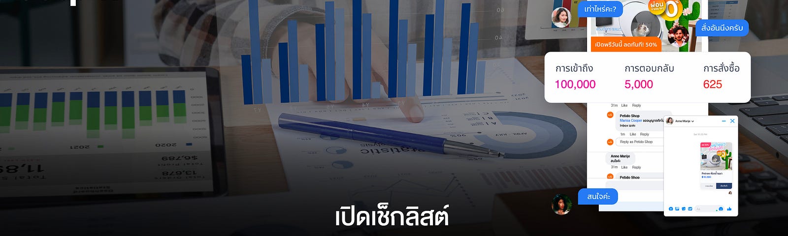 Facebook Ads, โฆษณา Facebook, Facebook Marketing, Manager Facebook ads, Facebook Chatbot, ยิงโฆษณา