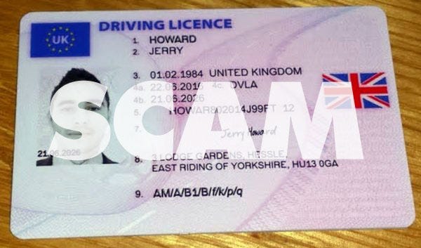 Fake Id Uk 2018
