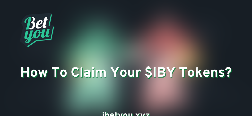 How to claim $IBY tokens