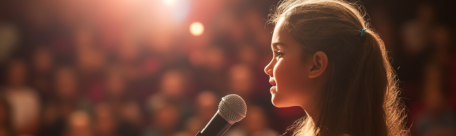 The story of Emma, a young girl who bravely overcomes her fear during a school play.