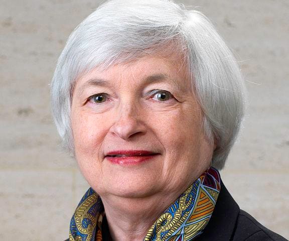 US Treasury Secretary Janet Yellen