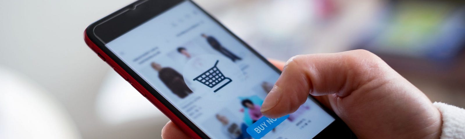 Online shooping through ecommerce app