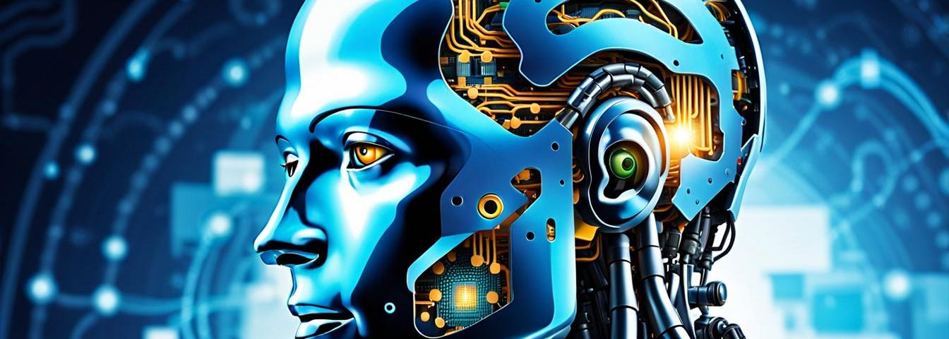 Artificial Intelligence artist depiction