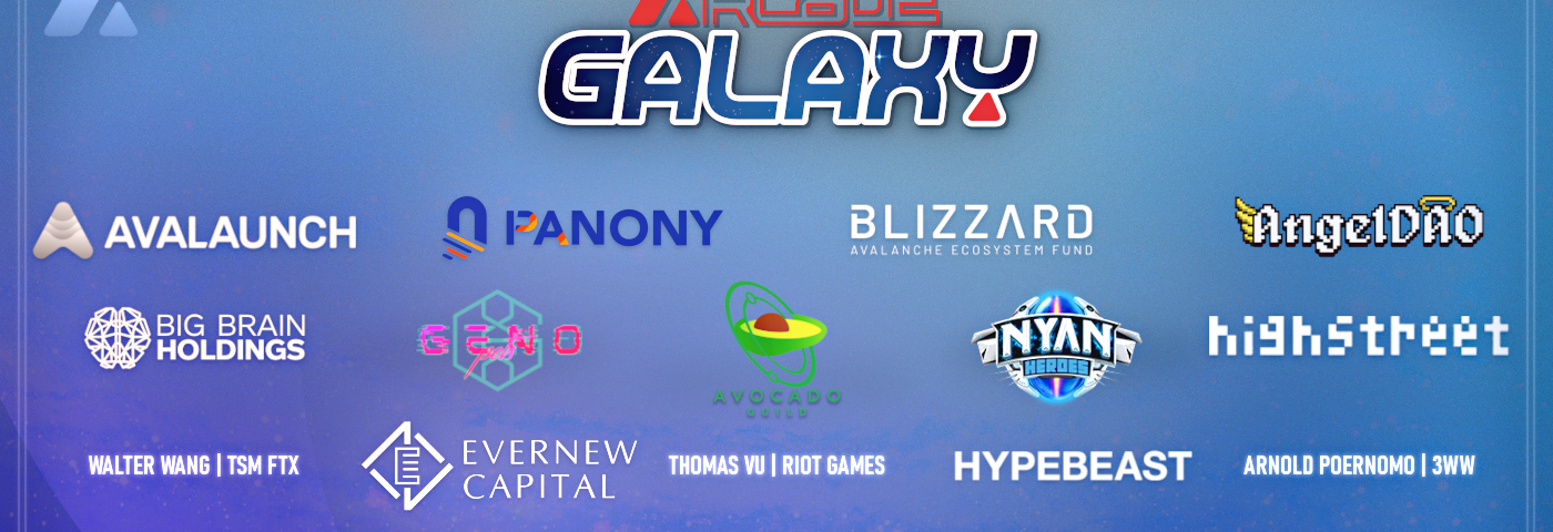 Arcade Galaxy Reveals Investors, Advisors, Partners