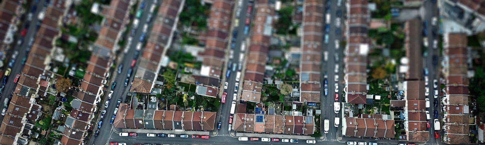 A Bristol housing estate seen from above.