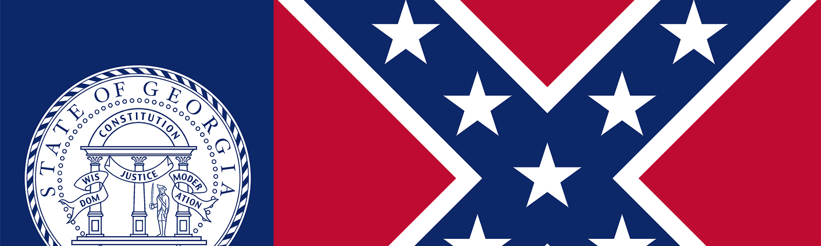 The Georgia state flag.