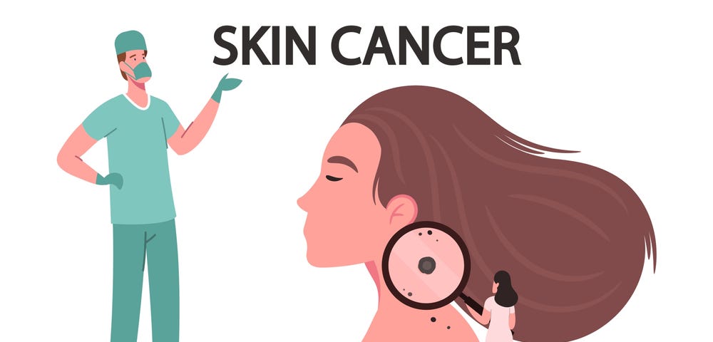 What’s the first signs of skin cancer?