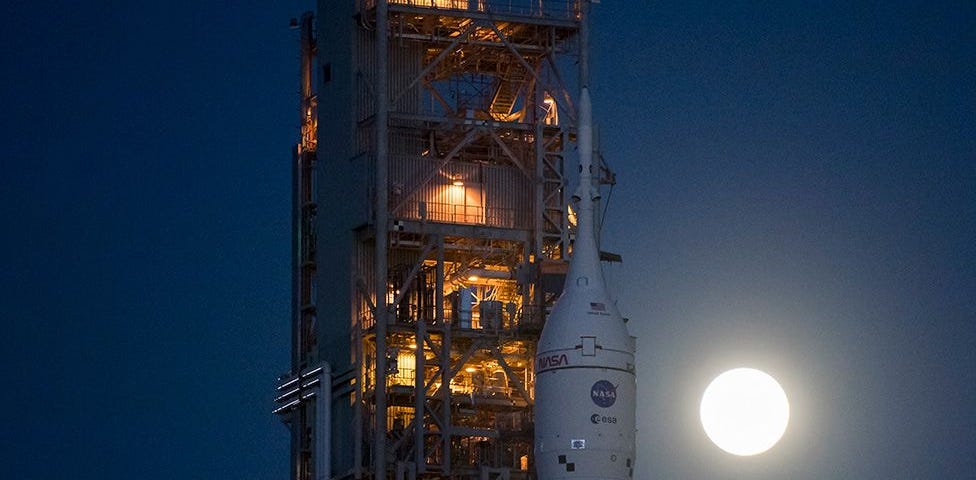 photo of NASA’s Space Launch System