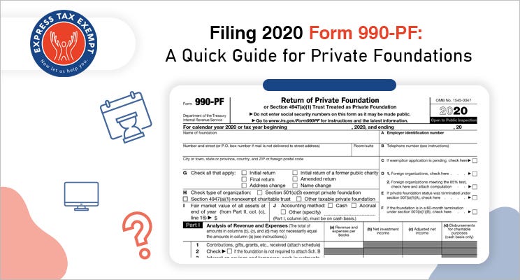 IRS Form 990-PF, Return of Private Foundation