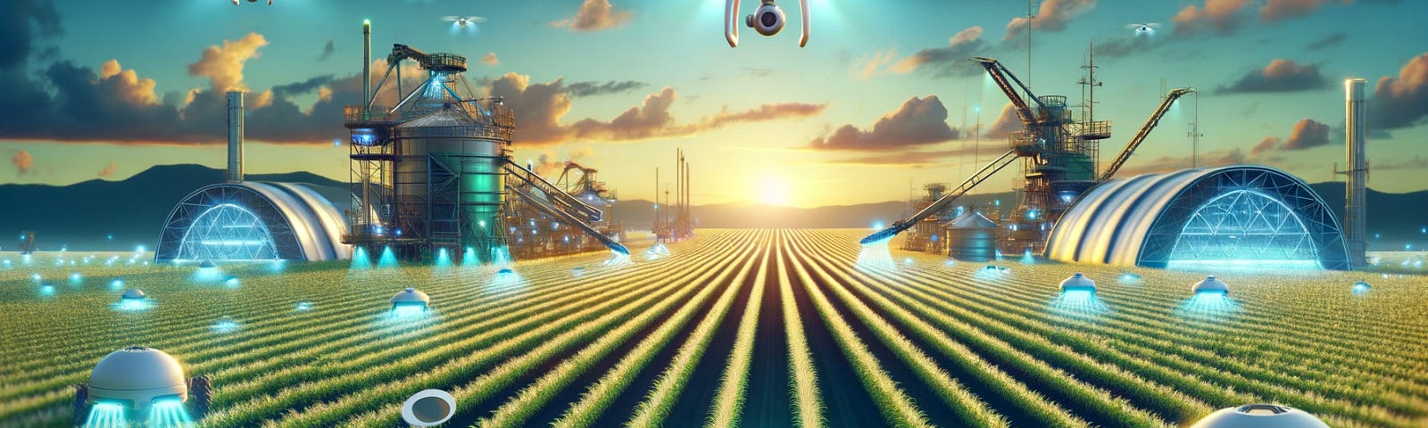 Embracing the Future: AI-Powered Drones and Robots Transform Farming Landscapes