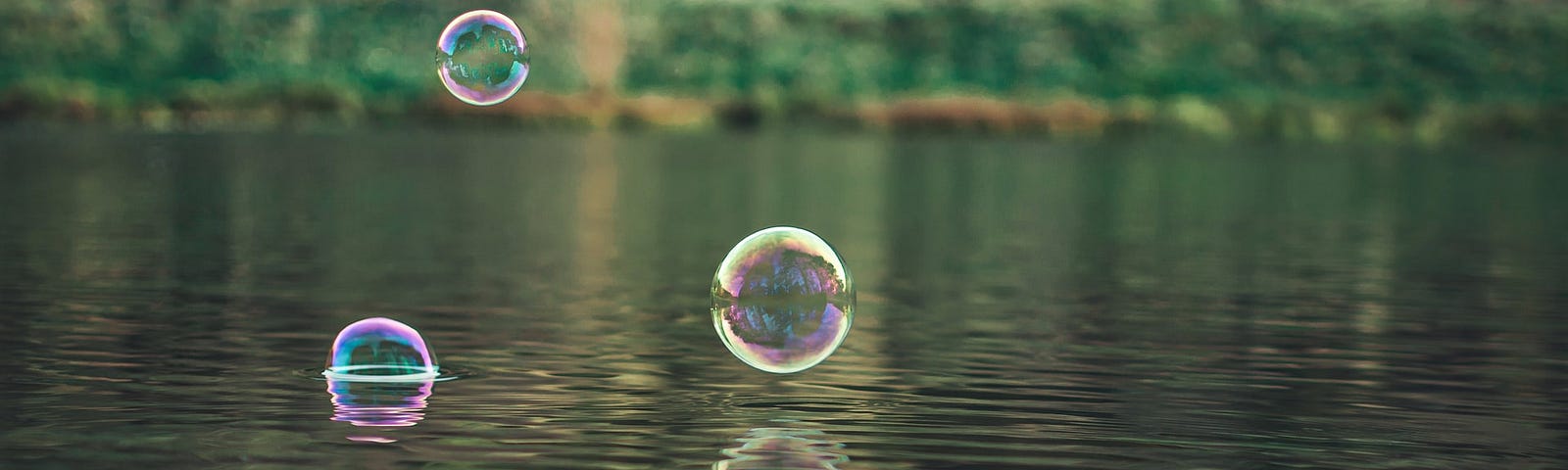 floating bubbles