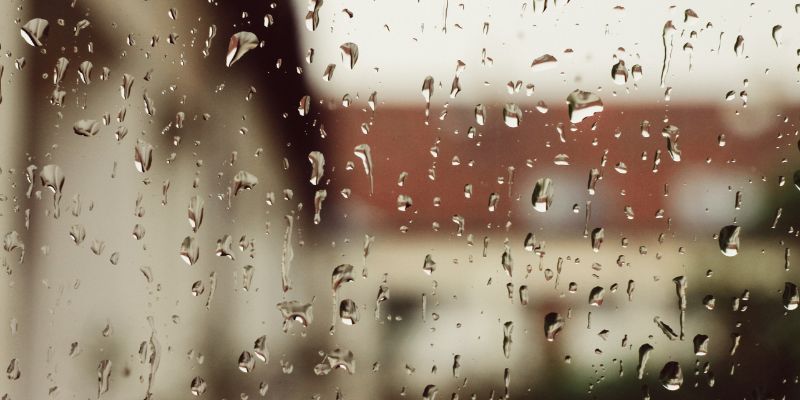 Rain on a window — Why Rainfall Is My Favorite Soundtrack for Writing
