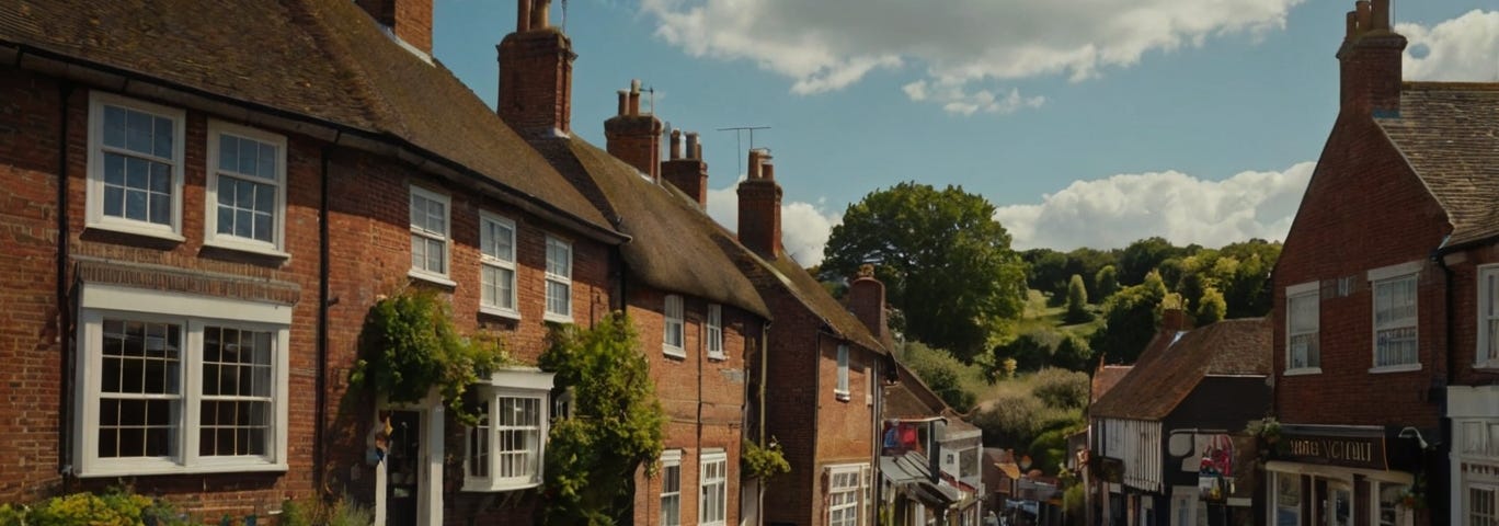 The charming little village of Ashford, where everyone knew one another