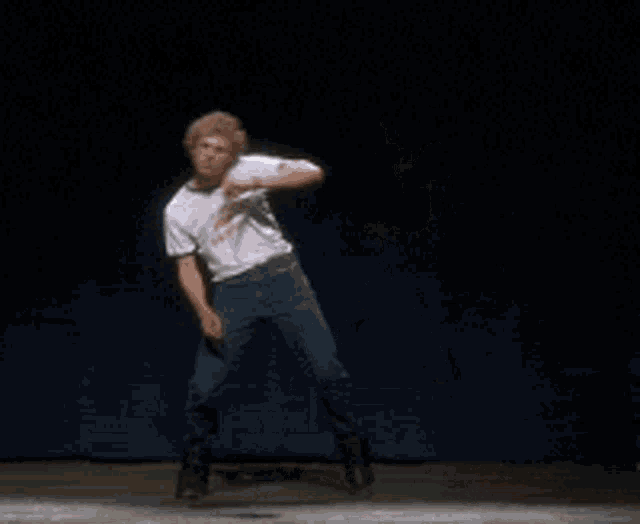 Napoleon Dynamite, doing his dance.
