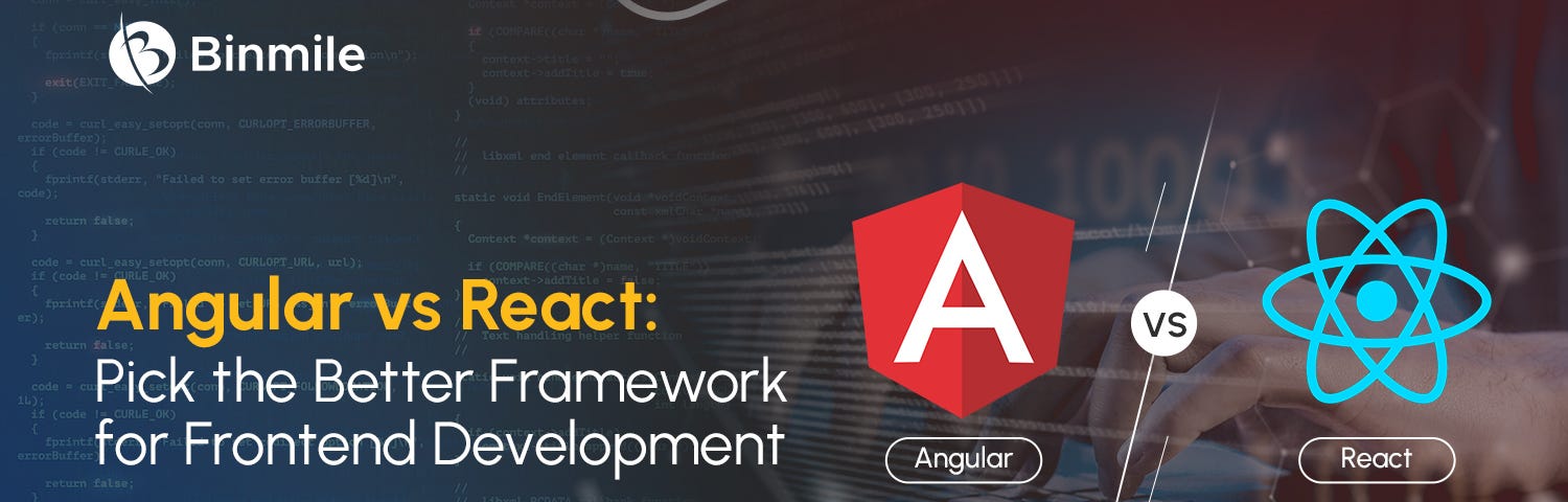 Angular vs React Framework for Frontend Development