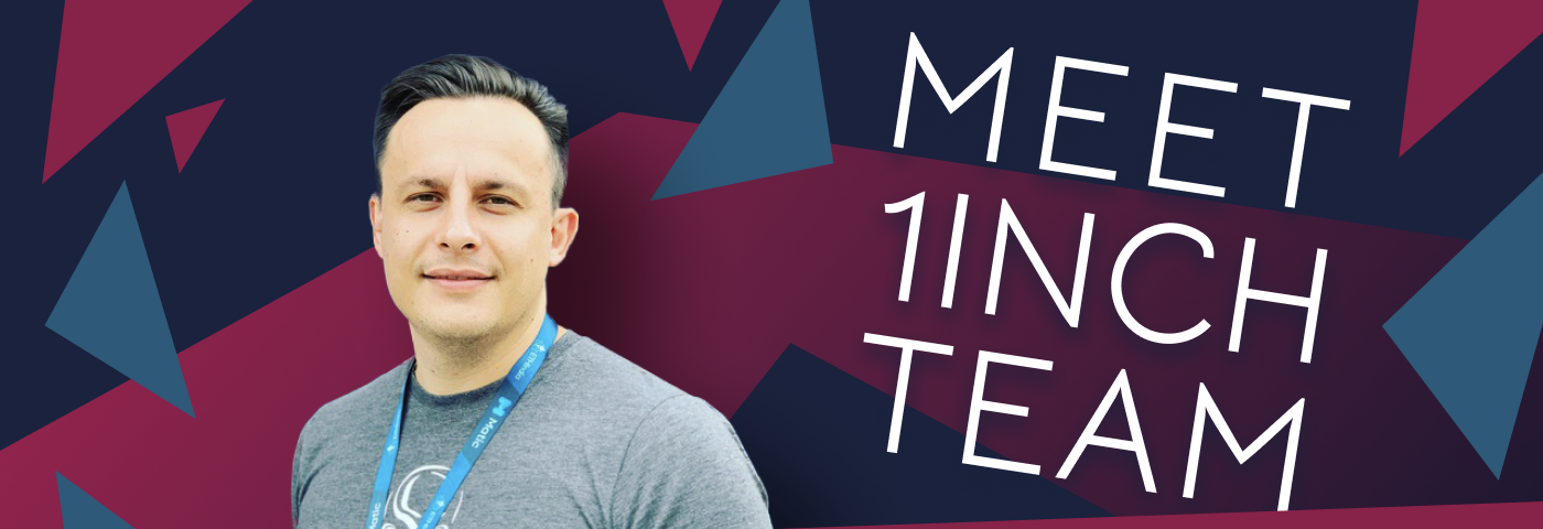Meet 1inch team: Sergej Kunz, co-founder of 1inch Network