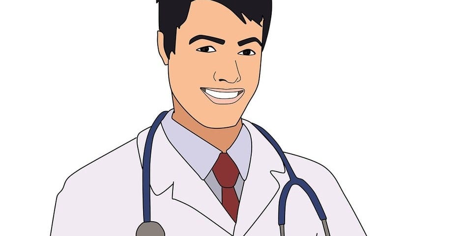 Smiling doctor