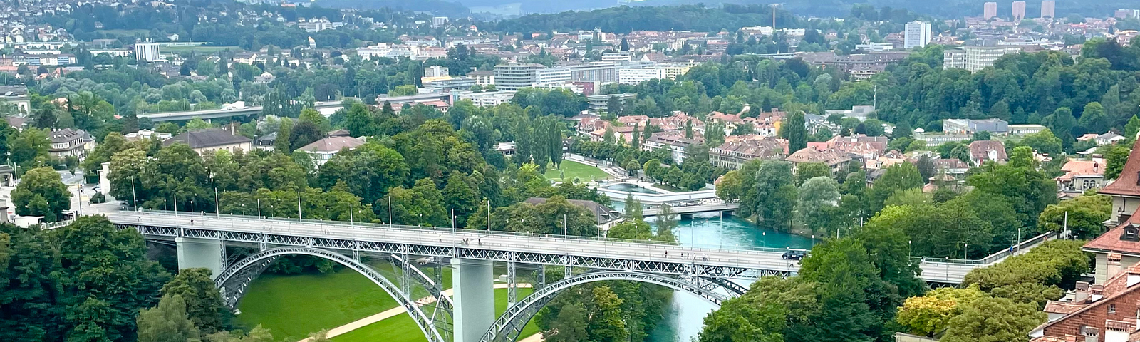 City of Bern taken from the cathedral. Article on Bern, Switzerland by Elise Chidley