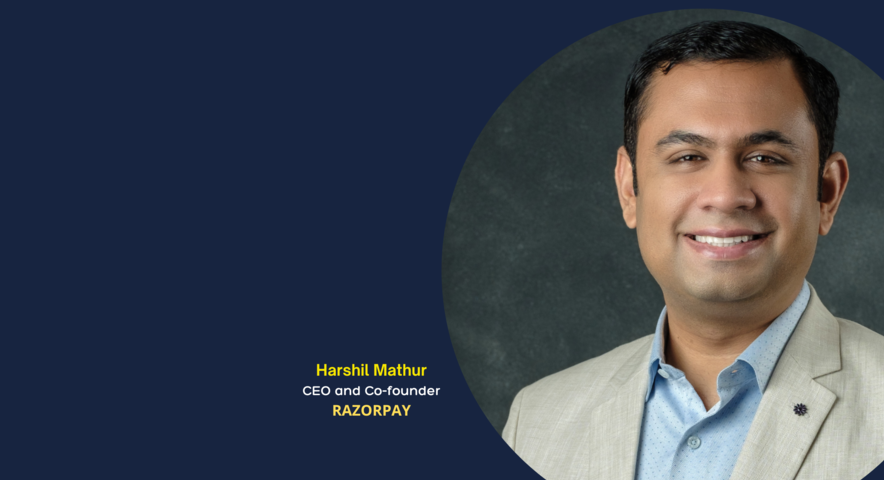 Harshil Mathur, CEO and Co-founder of Razorpay, pioneers fintech innovation in India, revolutionizing digital payments and empowering businesses with seamless financial solutions.