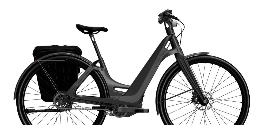 A side view of the Ultima Multipath electric bike with automatic transmission