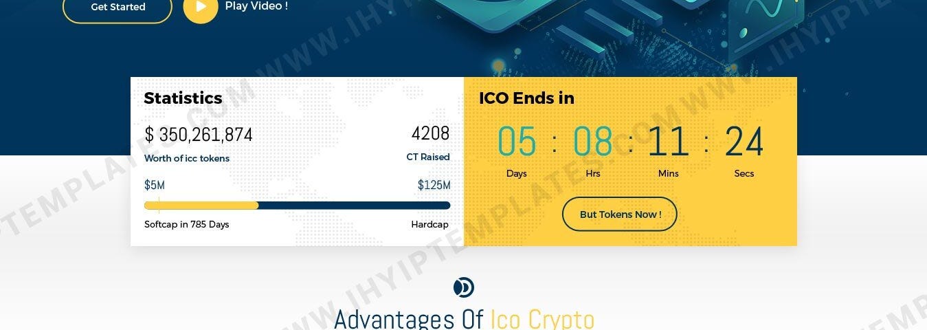 ICO website template