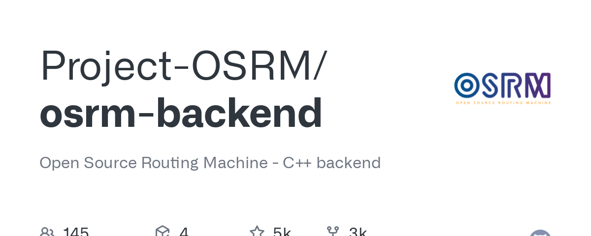 OSRM Backend Repo Image from Github