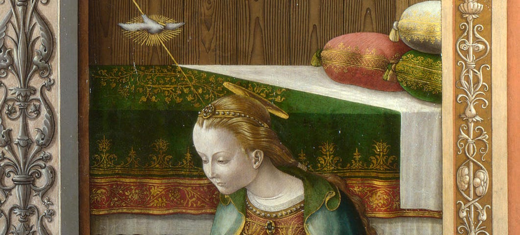 Detail of The Annunciation By Carlo Crivelli