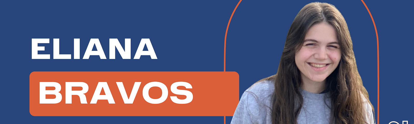 A dark blue graphic with the Viability logo at the bottom left corner. At the left side reads “Eliana Bravos”. Below reads “Chair/Co-founder at Viability”. At the right side of the graphic is a headshot of Eliana Bravos.