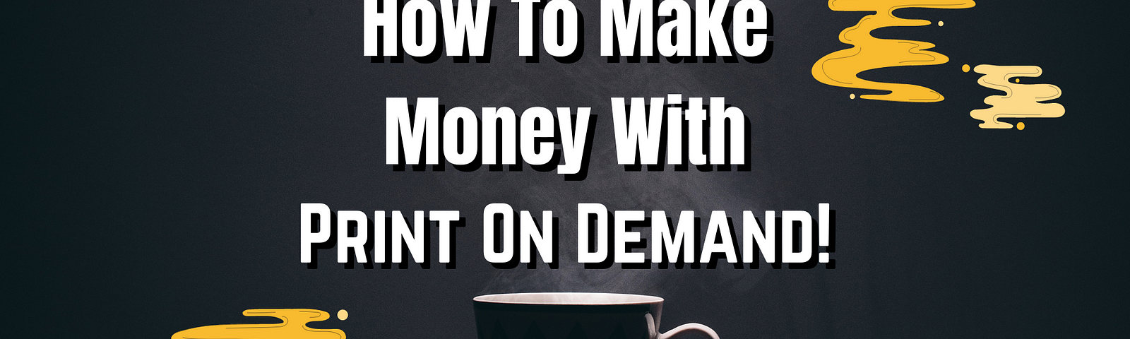 how to make money online with print on demand