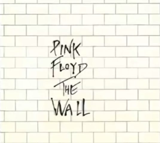 Album cover for musical group Pink Floyd’s album “The Wall”