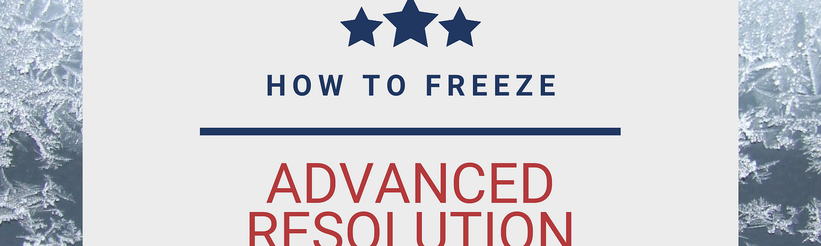 Advanced resolution services security freeze