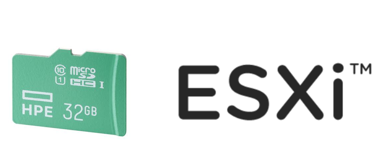 HPE SD Card and ESXi logo
