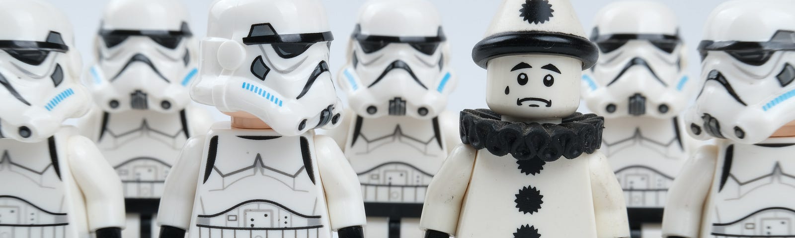 Lego Storm Troopers with one who is clearly not the same