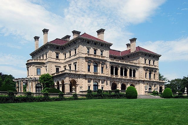 The Breakers mansion in Newport, Rhode Island.