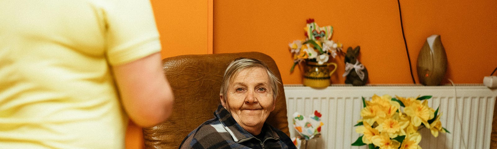 Older person in nursing home