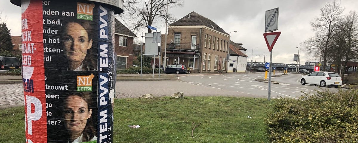 Verkiezingsposters in de Hoven, Zutphen / Foto: Jasmijn Apte