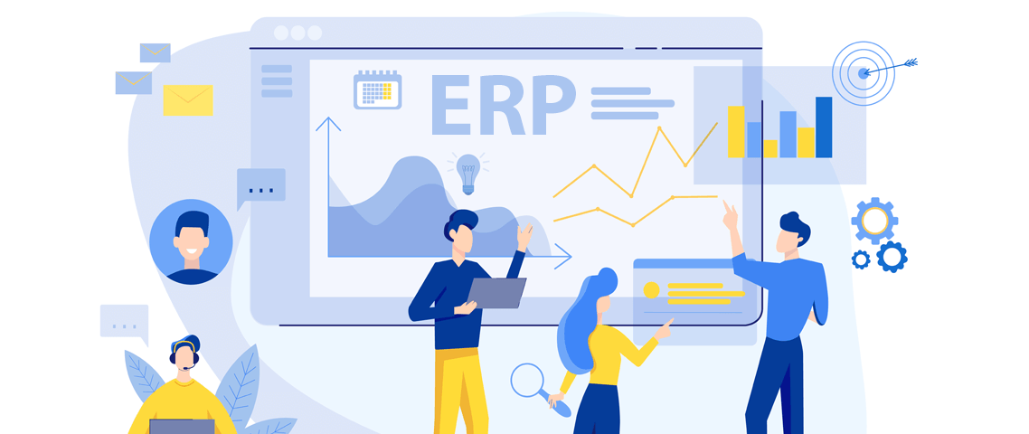 ERP system to improve business processes