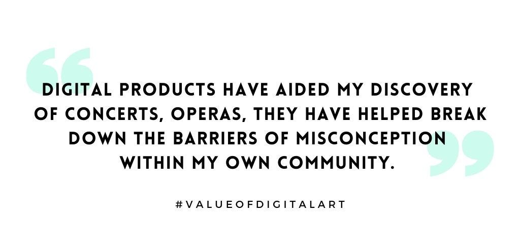 Quote: ‘Digital products … have helped break down the barriers of misconception within my own community’