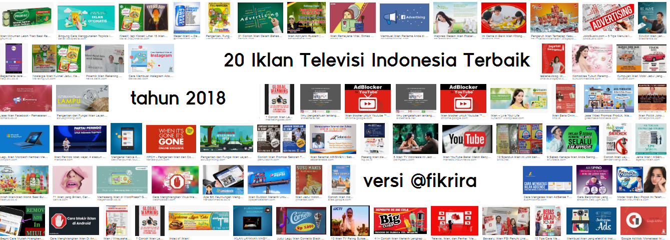 20 Iklan Televisi Indonesia Terbaik Tahun 2018 Versi Fikrira By Fikri Rachmad Ardi Medium